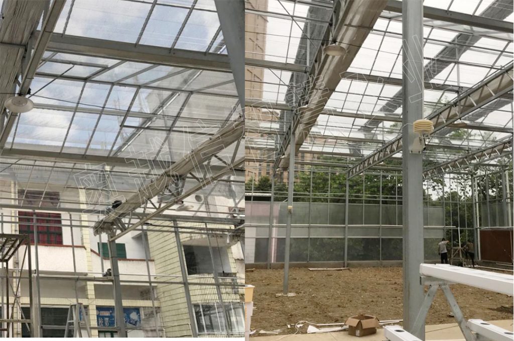 福建龙岩市农业学校智能化玻璃温室大棚